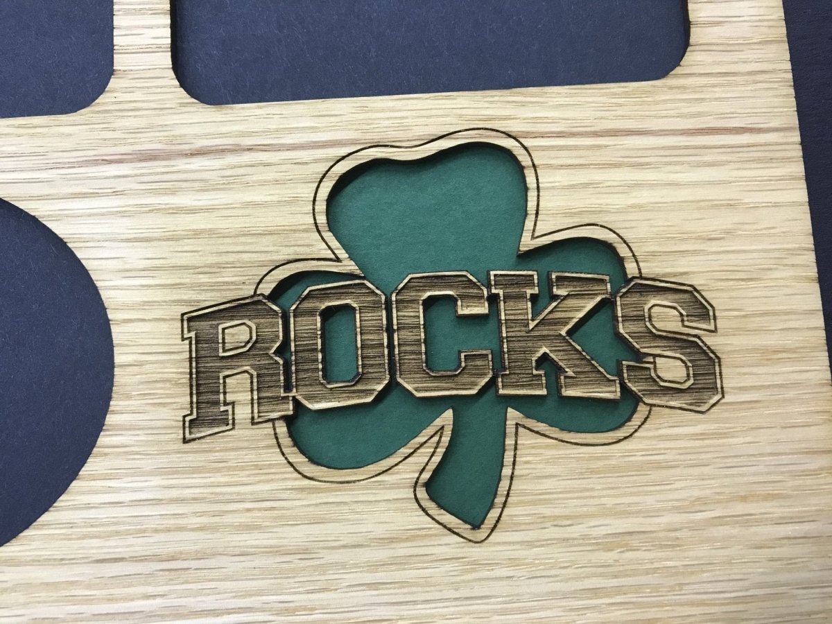 Westfield Shamrocks Picture Frame 11"x14" - Legacy Images - Picture Frames - 11x14 Picture Frame picture frame school laser engraved