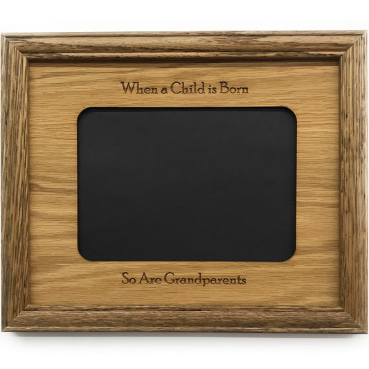 When a Child is Born Picture Frame - 8x10 Frame Hold 5x7 Photo - Legacy Images - Picture Frames