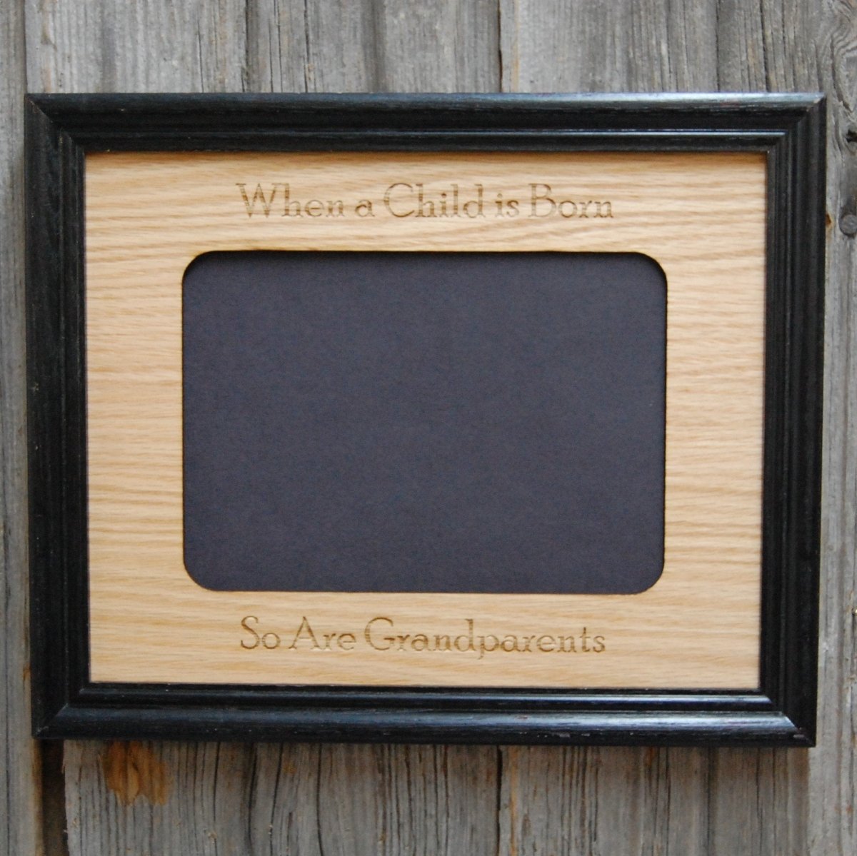 When a Child is Born Picture Frame - 8x10 Frame Hold 5x7 Photo - Legacy Images - Picture Frames - 8x10 picture frame family father's day gift laser engraved