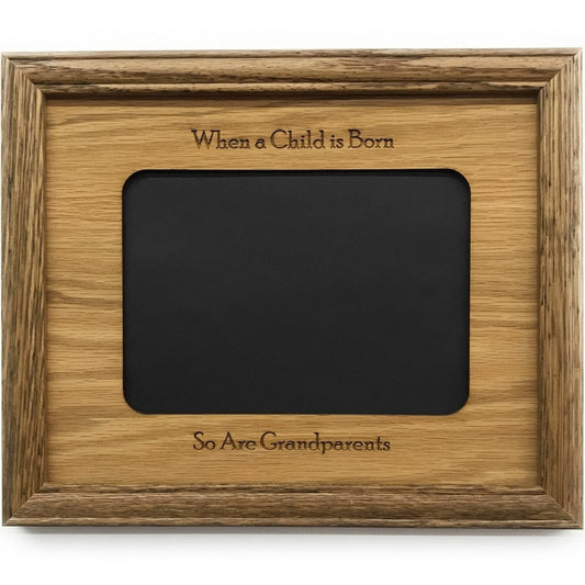 When a Child is Born Picture Frame - 8x10 Frame Hold 5x7 Photo - Legacy Images - Picture Frames - 8x10 picture frame family father's day gift laser engraved