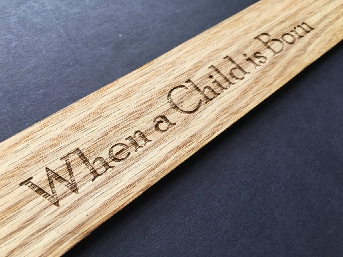 When a Child is Born Picture Frame - 8x10 Frame Hold 5x7 Photo - Legacy Images - Picture Frames - 8x10 picture frame family father's day gift laser engraved