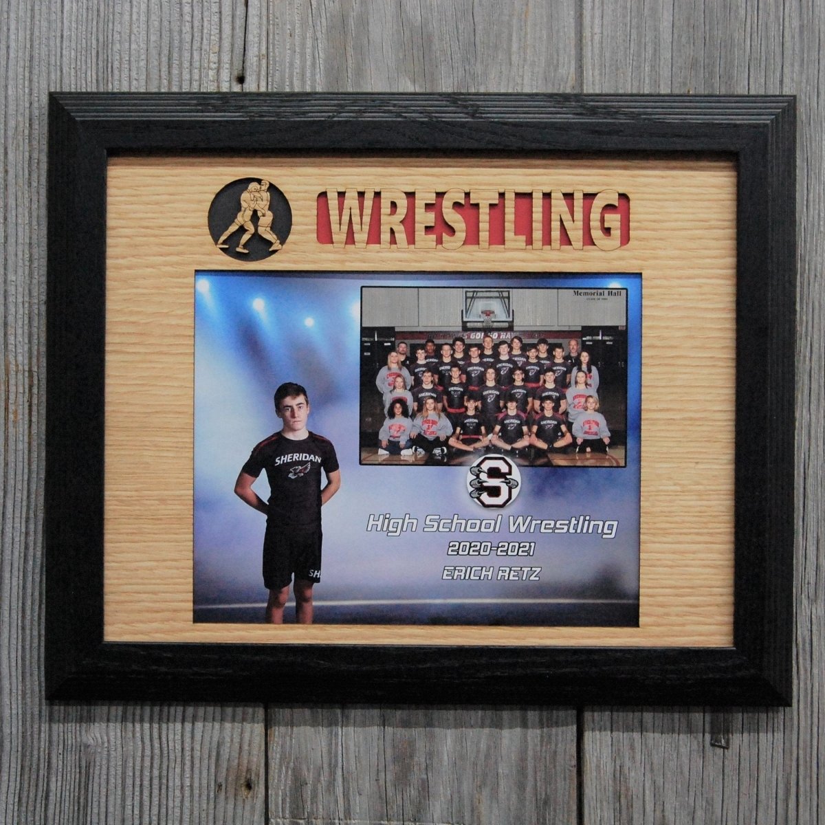 Wrestling Picture Frame - Legacy Images - Picture Frames - 11x14 Picture Frame 5x7 picture frame 8x10 picture frame laser engraved