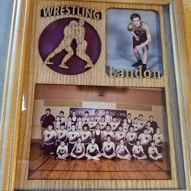 Wrestling Picture Frame - Legacy Images - Picture Frames - 11x14 Picture Frame 5x7 picture frame 8x10 picture frame laser engraved