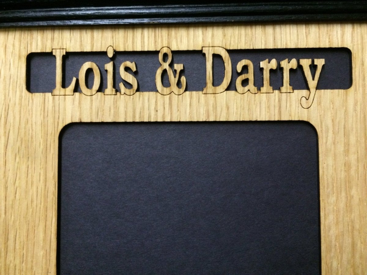 Years Of Love Picture Frame - 5x7 Frame Hold 3x5 Photo - Legacy Images - Picture Frames - 5x7 picture frame anniversary picture frame laser engraved