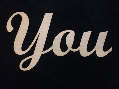 You and Me Wedding Sign - Legacy Images - Decor - sign wedding laser engraved