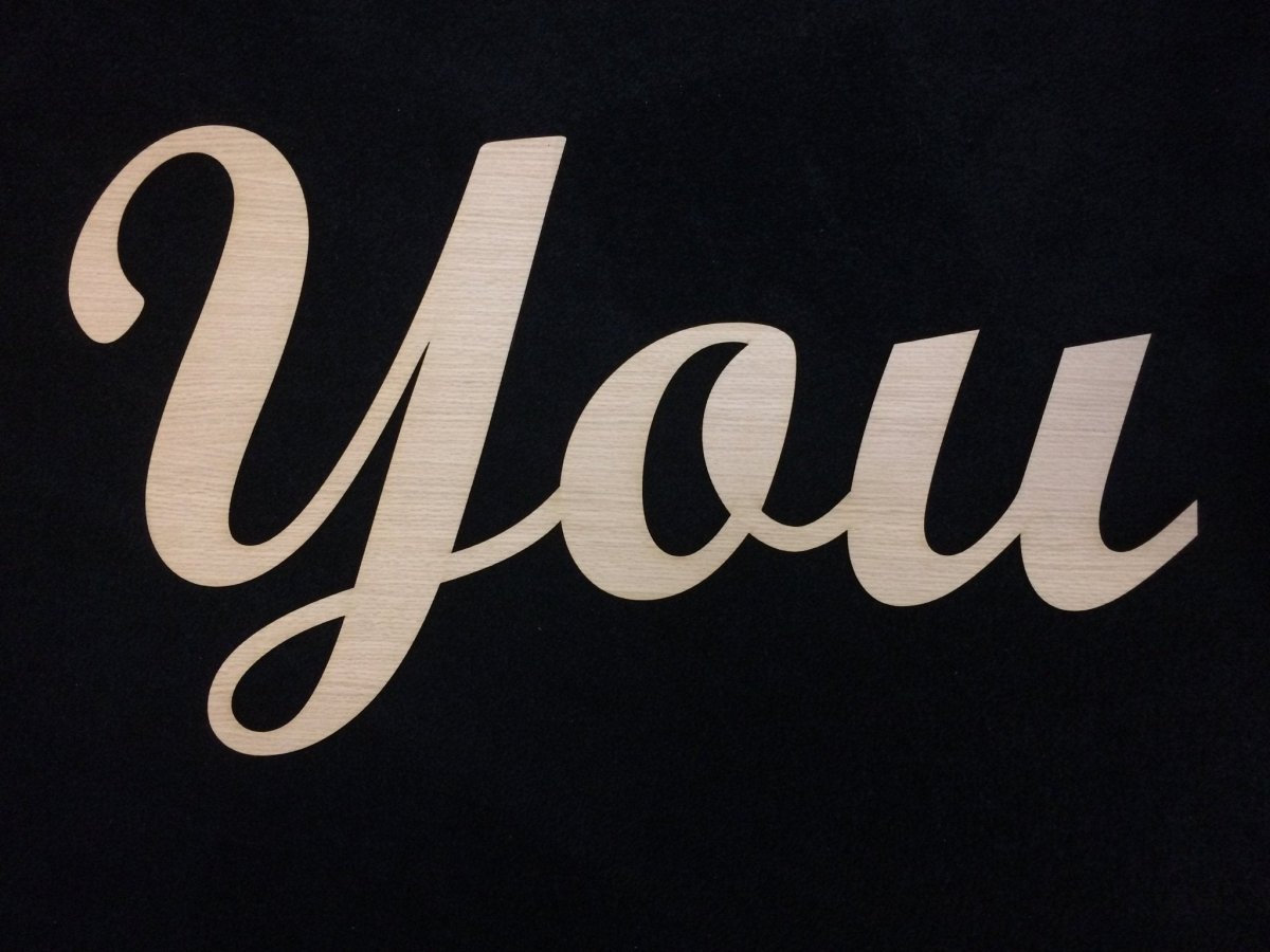 You and Me Wedding Sign - Legacy Images - Decor - sign wedding laser engraved