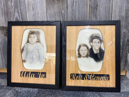 Your Personalized Frame - Legacy Images - 11x14 Picture Frame 12x16 picture frame 16x20 picture frame laser engraved