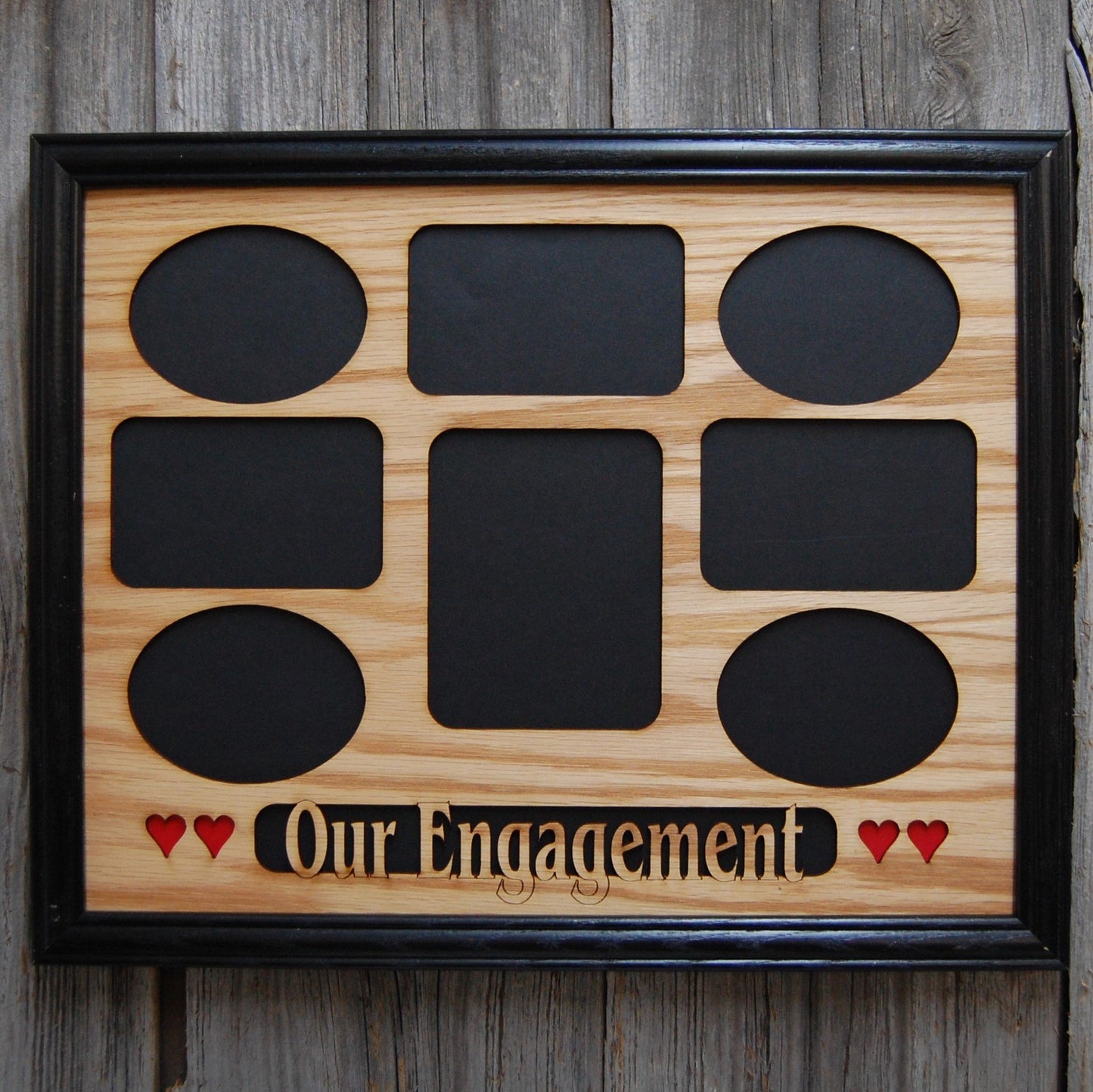11x14 Our Engagement Picture Frame, Picture Frame, home decor, laser engraved - Legacy Images