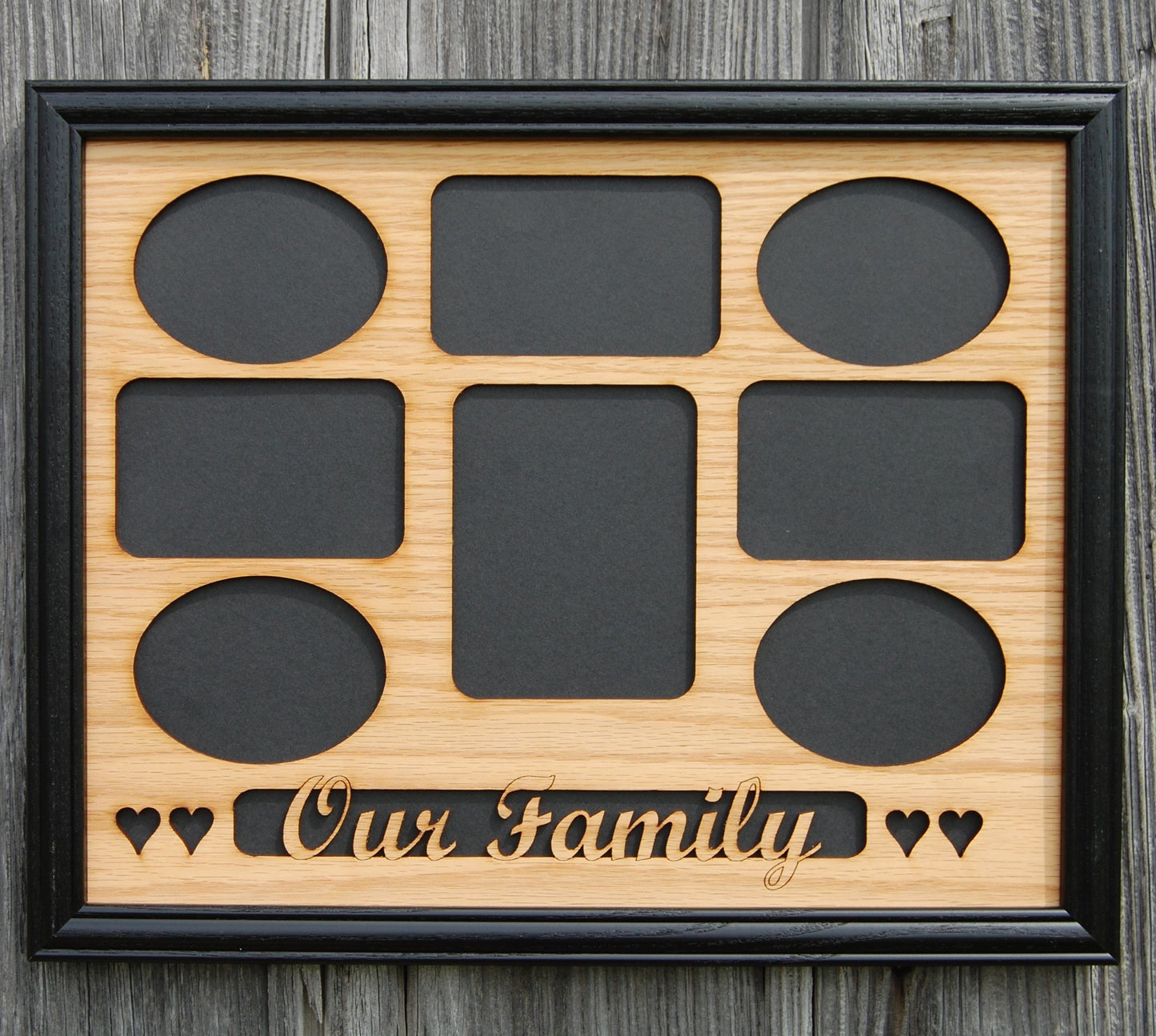 11x14 Our Family Picture Frame, Picture Frame, home decor, laser engraved - Legacy Images