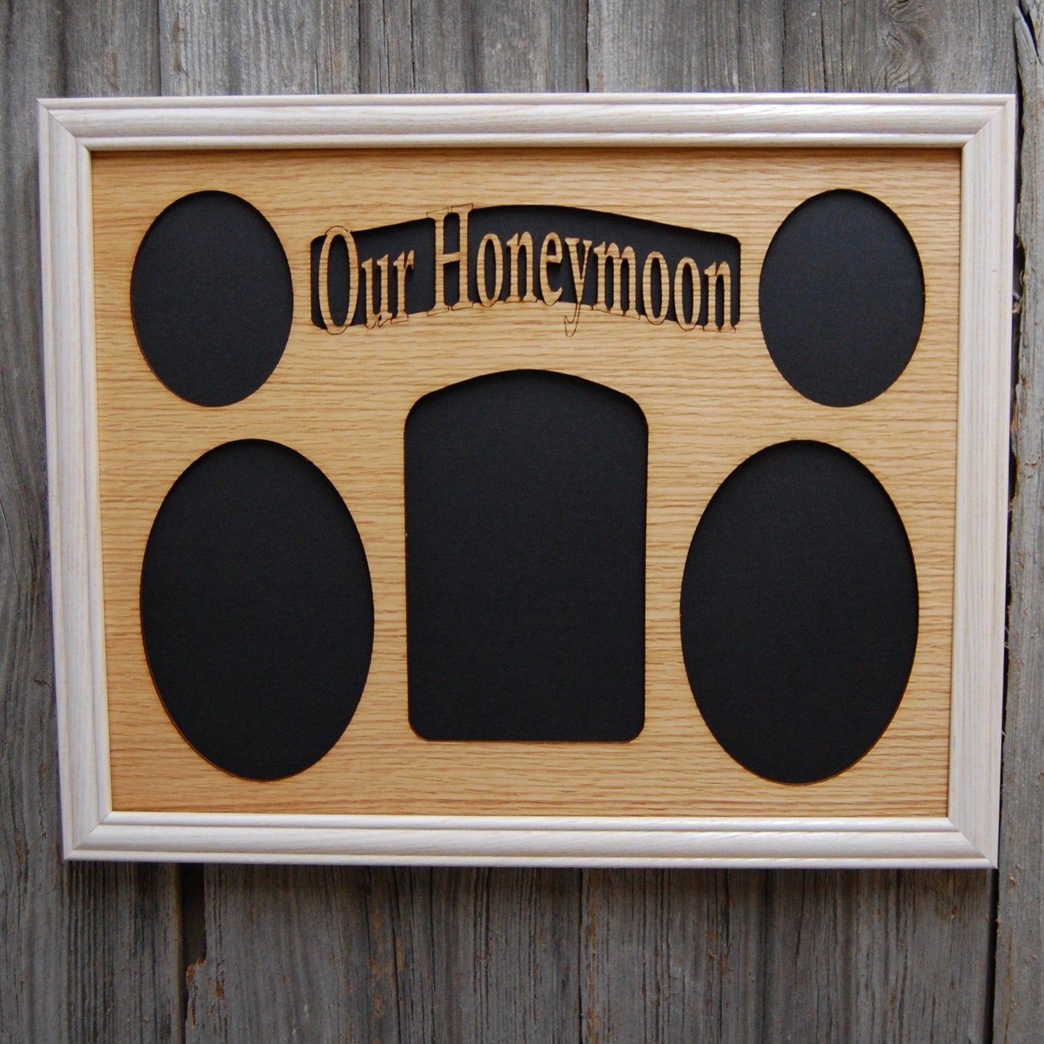 11x14 Our Honeymoon Picture Frame, Picture Frame, home decor, laser engraved - Legacy Images