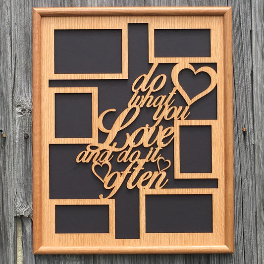 Do What You Love Collage Picture Frame 16"x20"