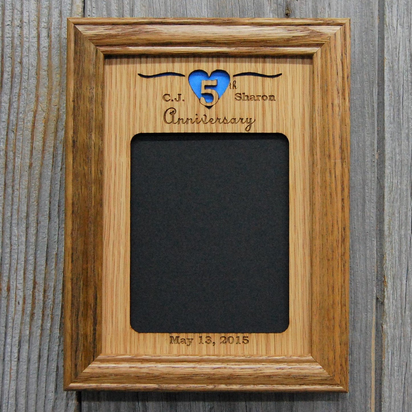 5th Anniversary Picture Frame