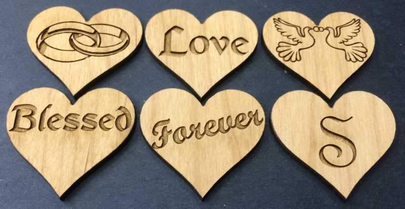 Anniversary Drop Heart Box Guest, Guestbook, home decor, laser engraved - Legacy Images