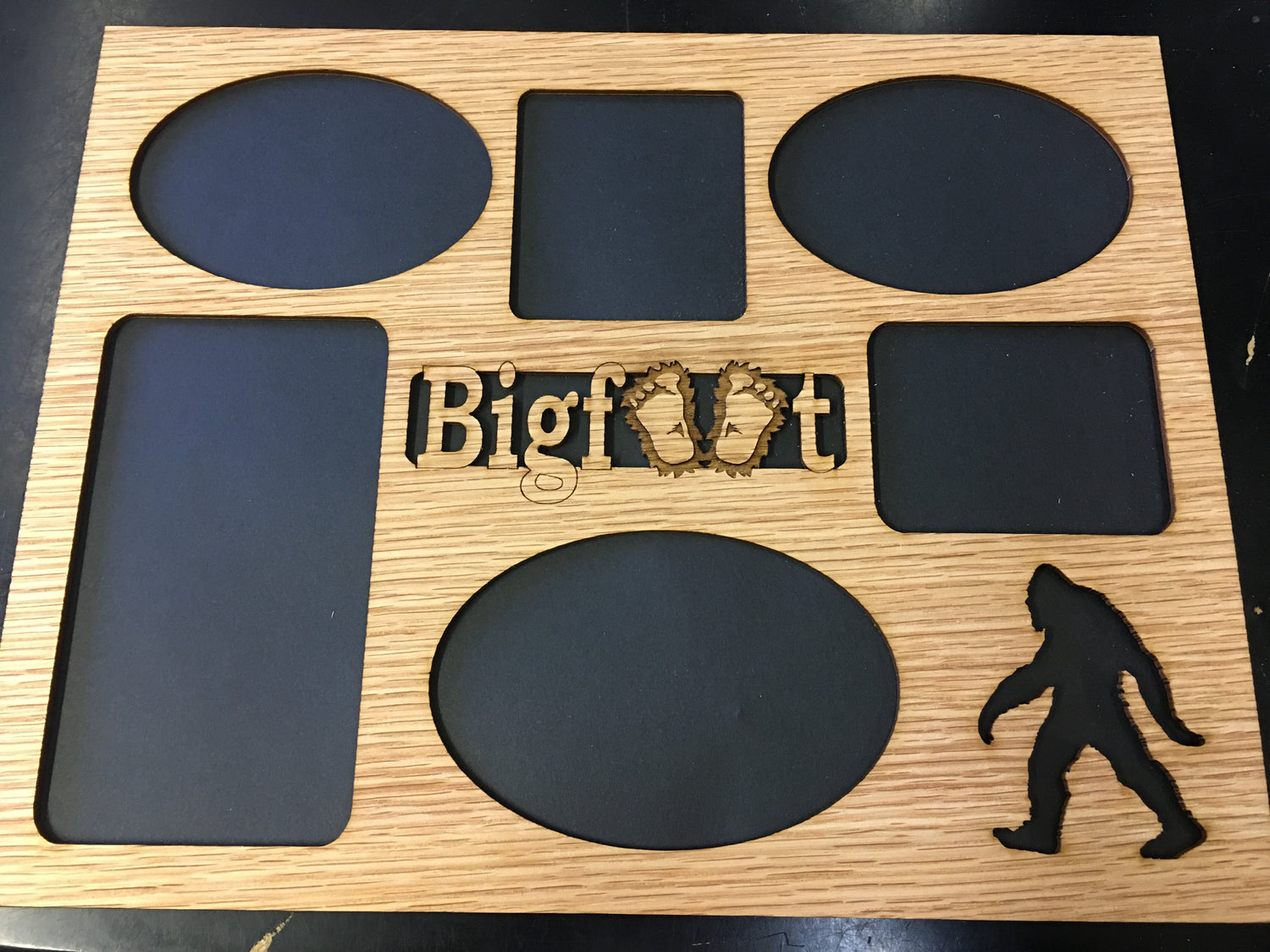 Bigfoot Picture Frame, Picture Frame, home decor, laser engraved - Legacy Images
