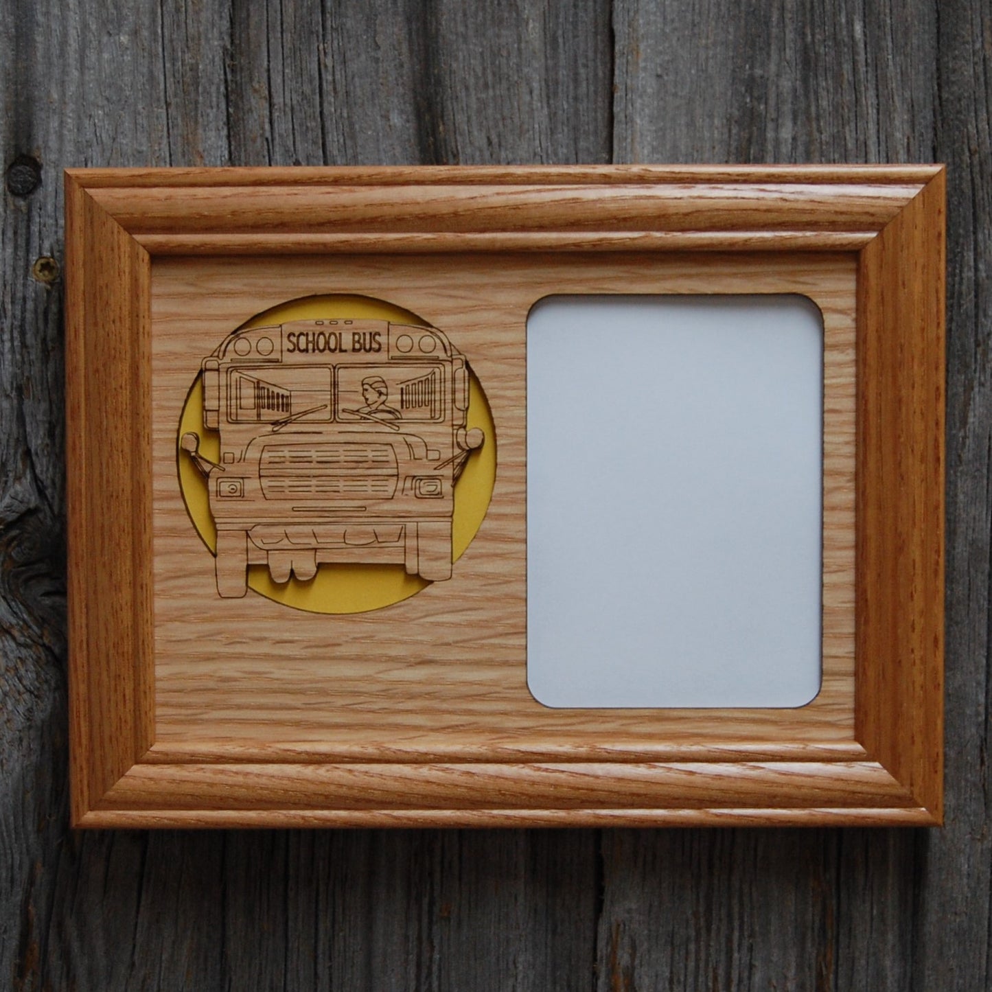 School Bus Driver Picture Frame