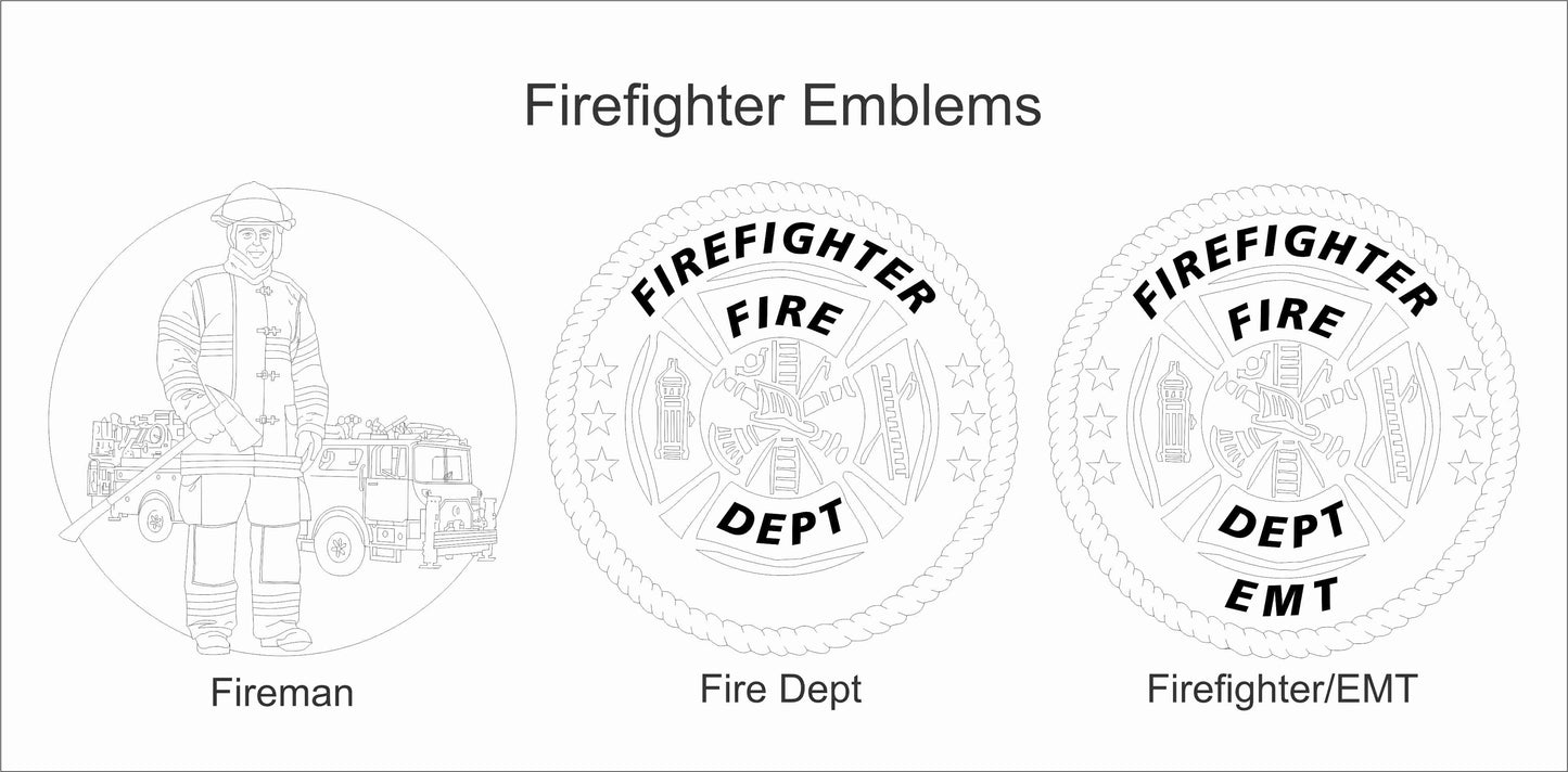 Firefighter EMT First Responder Picture Frame