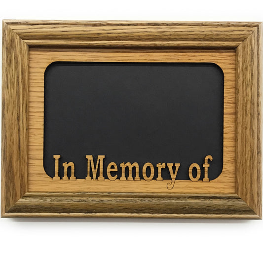 In Memory Of Picture Frame - 5x7 Frame Hold 4x6 Photo