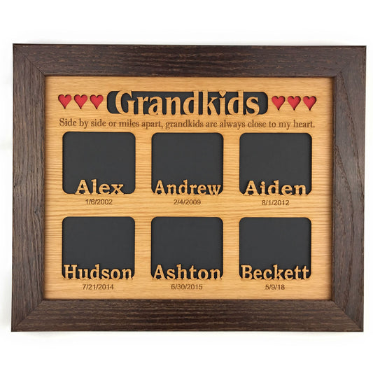 Grandkids Name Picture Frame w/ Date