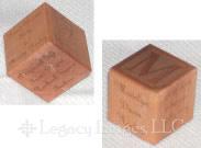 Wood Keepsake Baby Block, , home decor, laser engraved - Legacy Images
