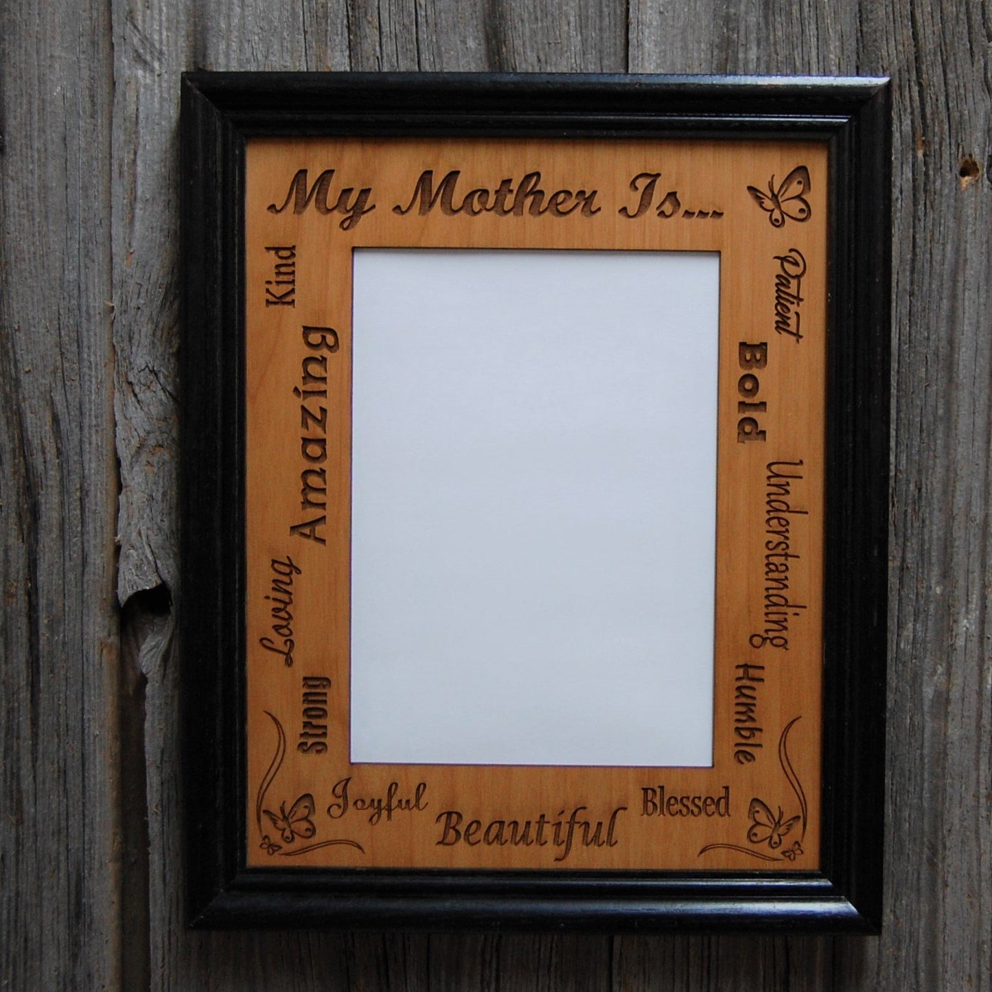 My Mother Is... Picture Frame, Picture Frame, home decor, laser engraved - Legacy Images