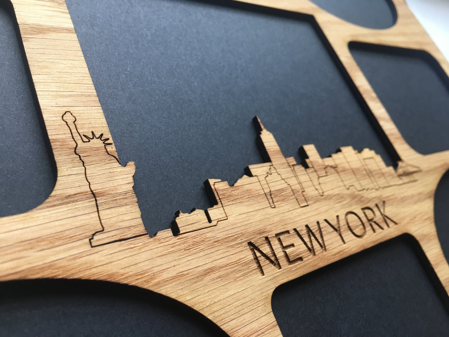 11x14 New York Skyline Picture Frame, Picture Frame, home decor, laser engraved - Legacy Images