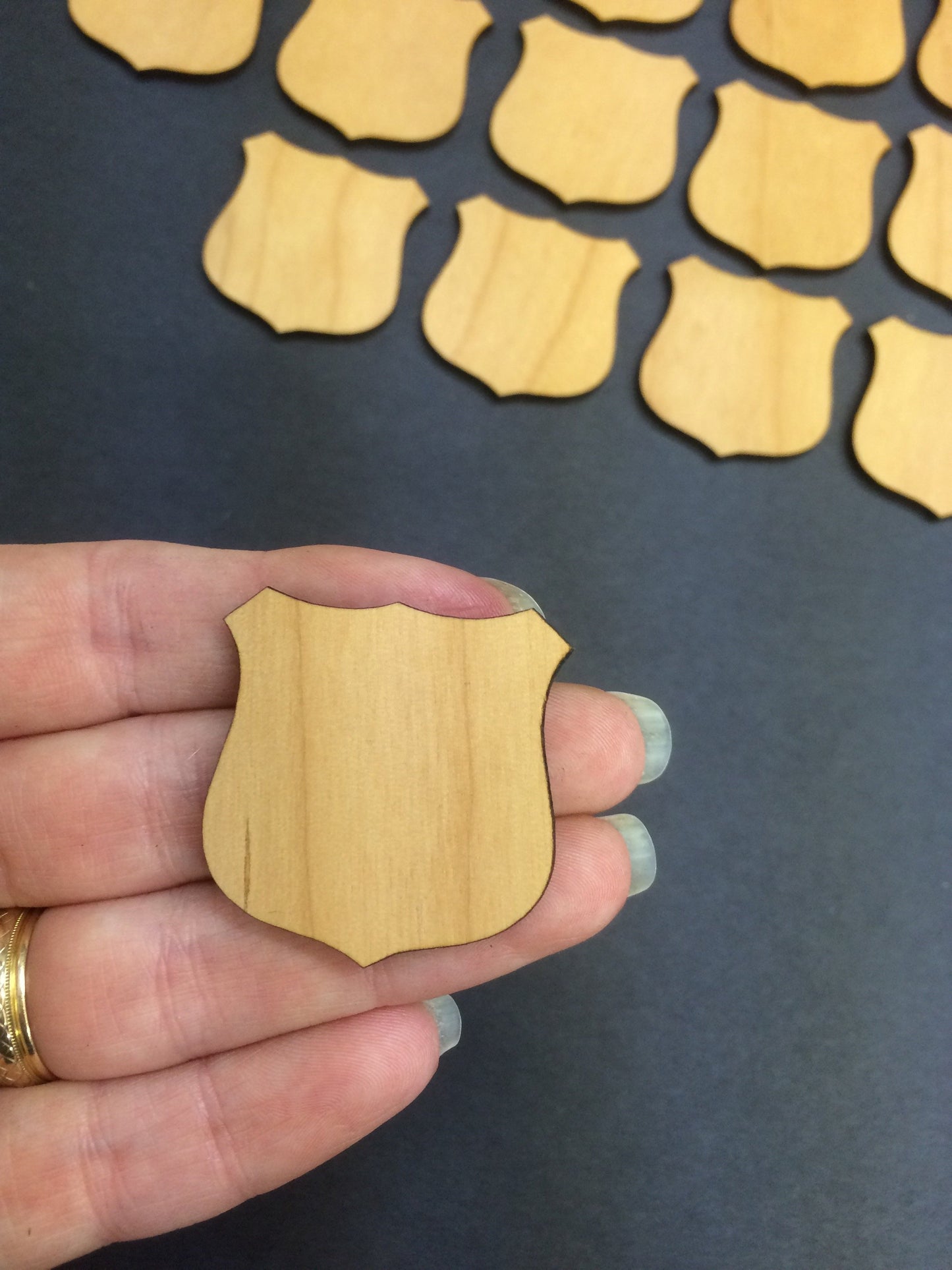 Wood Shape Cutouts for Drop Box Guestbooks