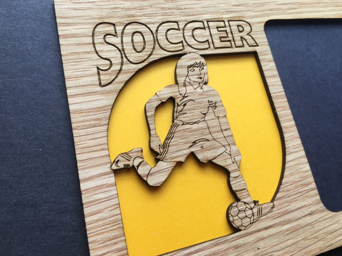 Soccer Picture Frame - Legacy Images - Picture Frames - 11x14 Picture Frame 5x7 picture frame 8x10 picture frame laser engraved